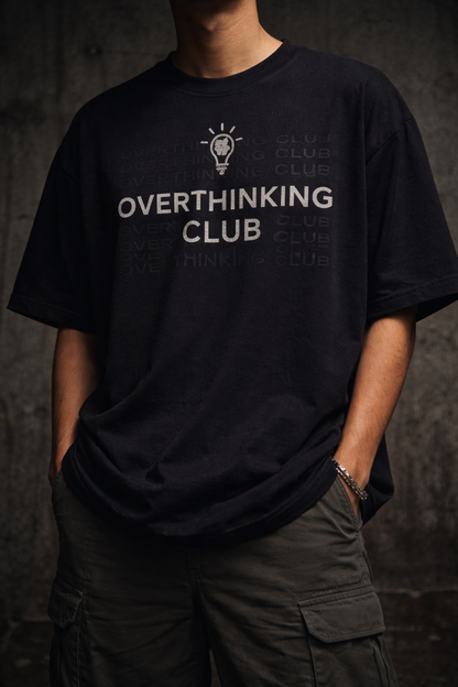 Overthinking Club Oversized Tee – Trendoro