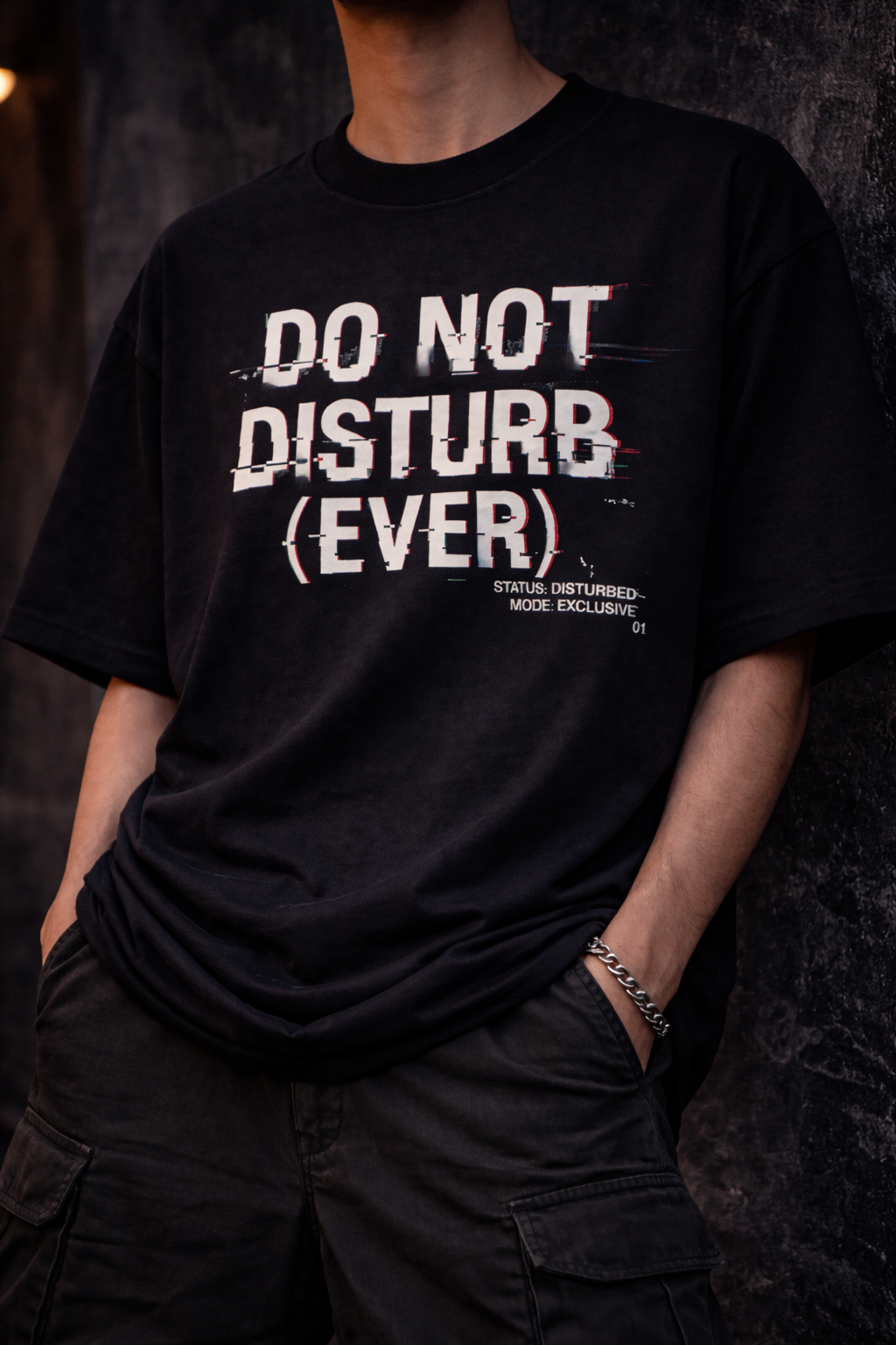 Do Not Disturb (Ever) Oversized Tee – Trendoro