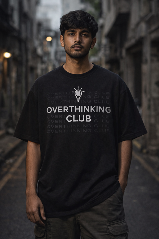 Overthinking Club Oversized Tee – Trendoro