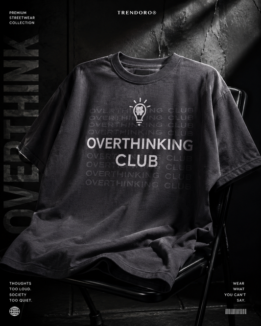 Overthinking Club Oversized Tee – Trendoro